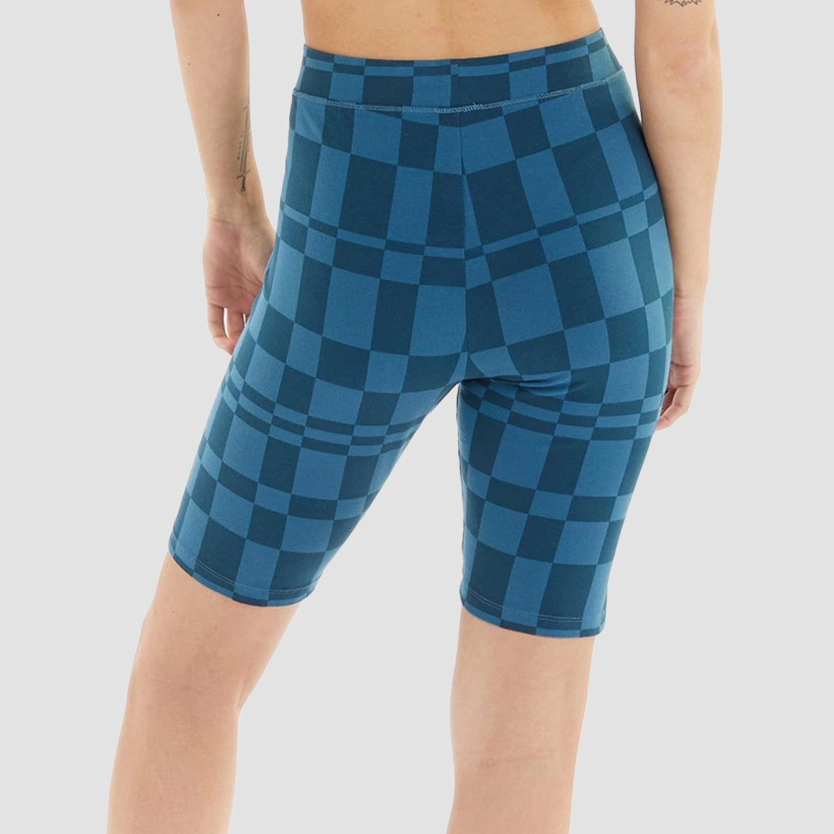 Vans Flying V Print Legging Shorts Vans Teal - Womens