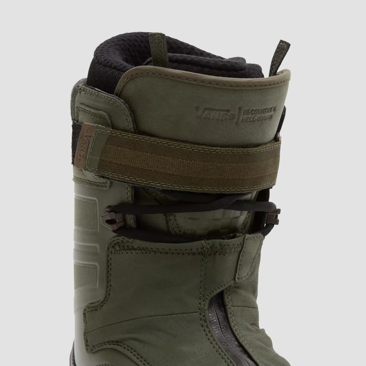 Vans Hi-Country & Hell-Bound Snowboard Boots Olive/Gum