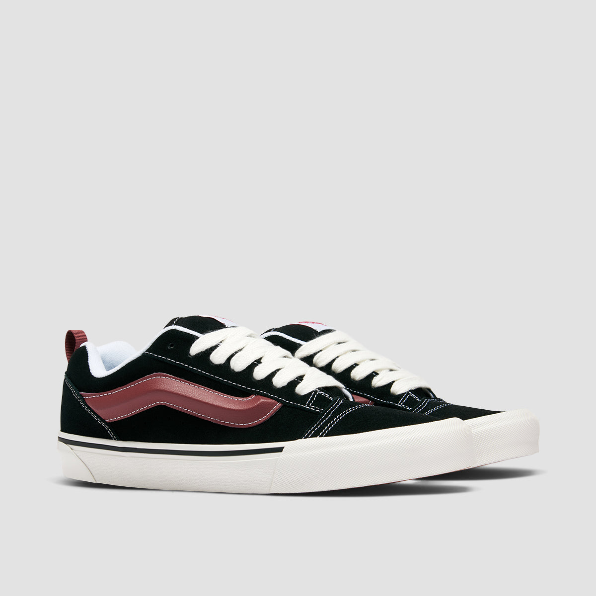 Vans Knu Skool Shoes - Black/Port