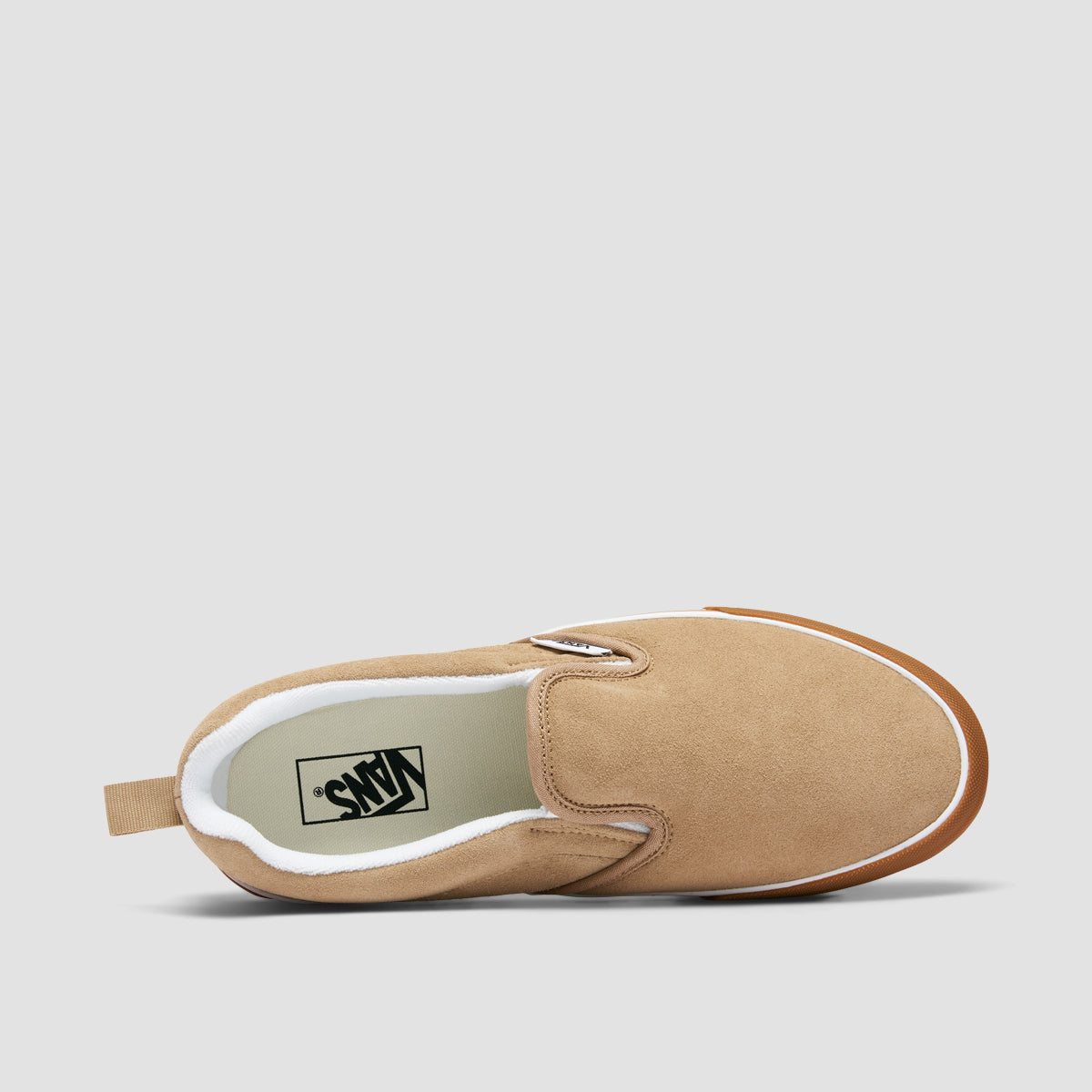 Vans Knu Slip-On Shoes - Suede Beige