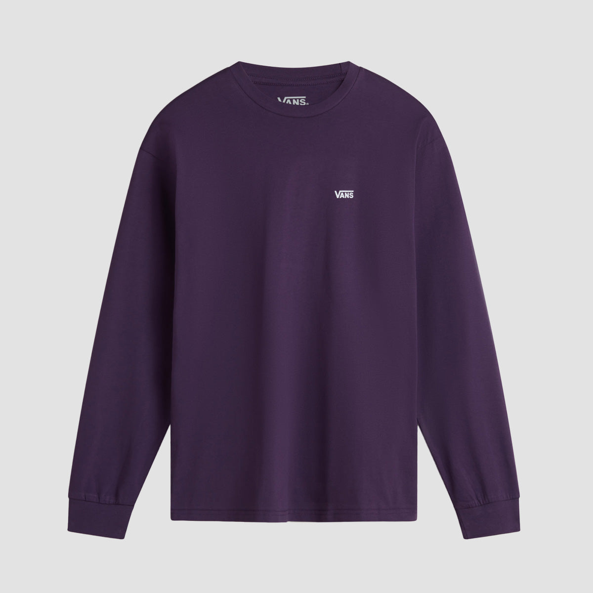 Vans Left Chest Hit Longsleeve T-Shirt Gothic Grape