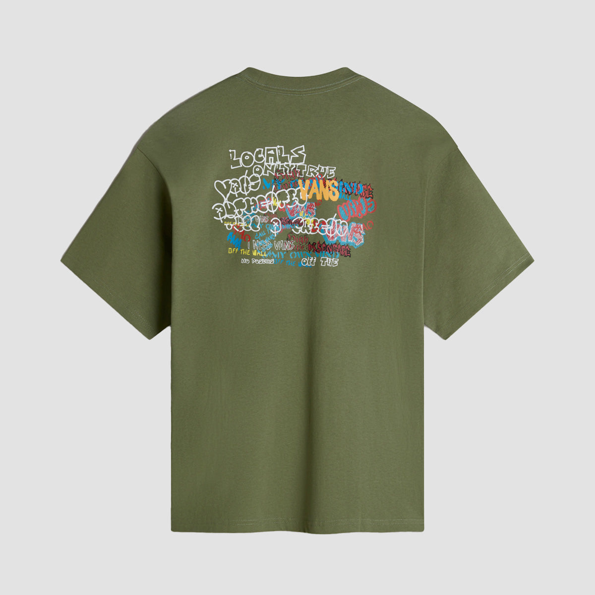 Vans Local Pub Spray Loose T-Shirt Olivine