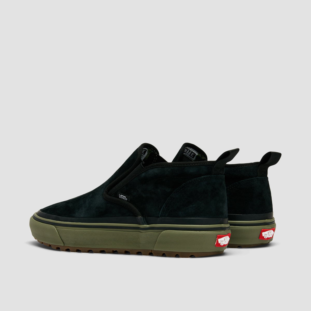 Vans Mid Slip MTE-1 Mid Top Slip On Shoes - Rain Camo Dark Olive