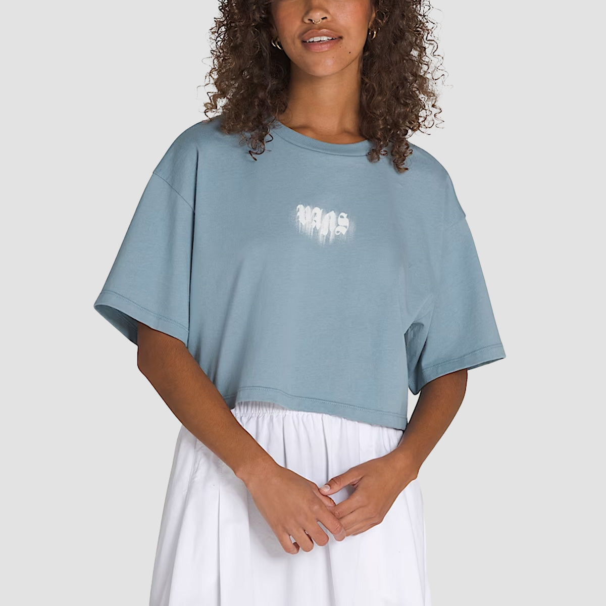 Vans Nightwash Relax Crop T-Shirt Citadel - Womens