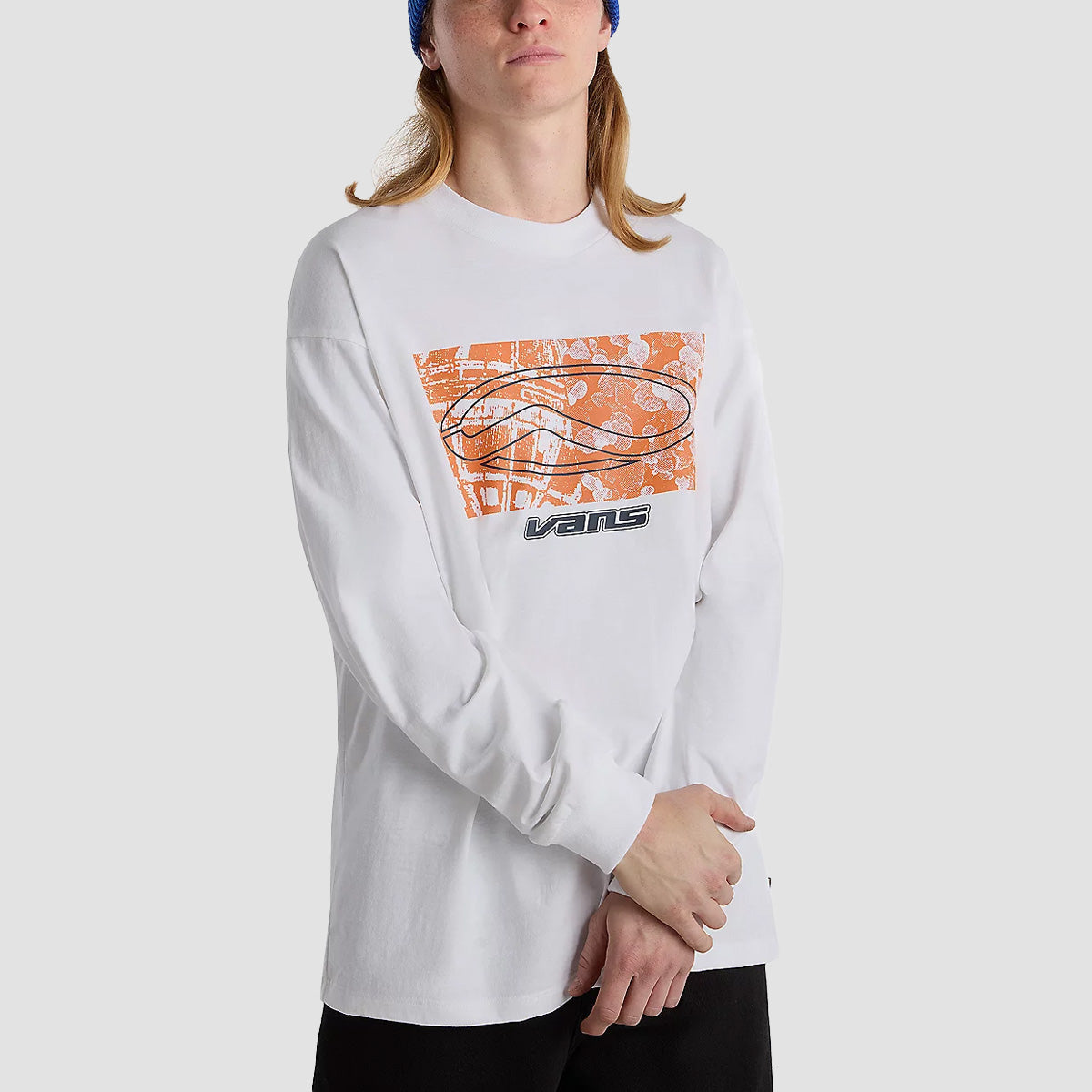 Vans Off The Wall II Loose Longsleeve T-Shirt White