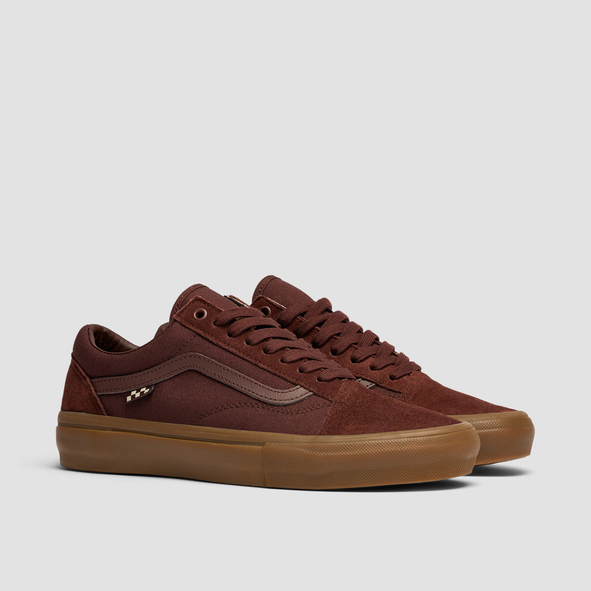 Vans Old Skool Shoes - Dark Red/Gum