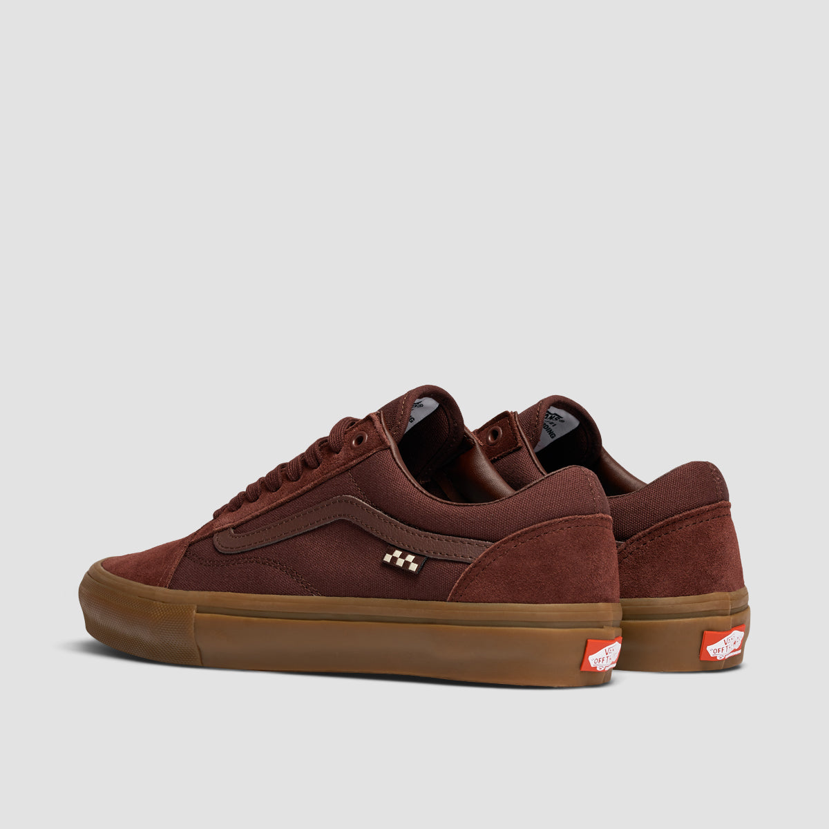 Vans Old Skool Shoes - Dark Red/Gum