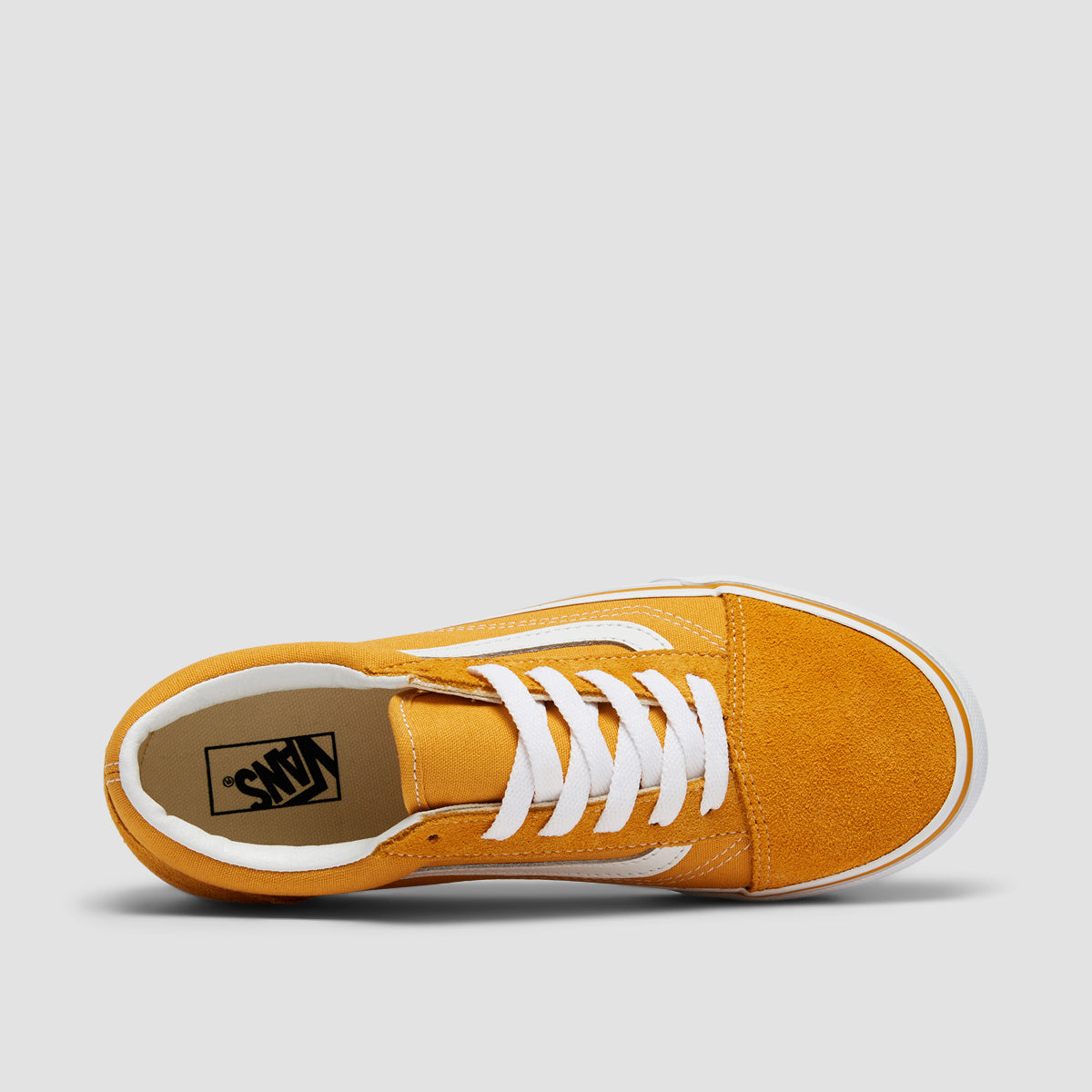 Vans Old Skool Platform Shoes Golden Glow Kids