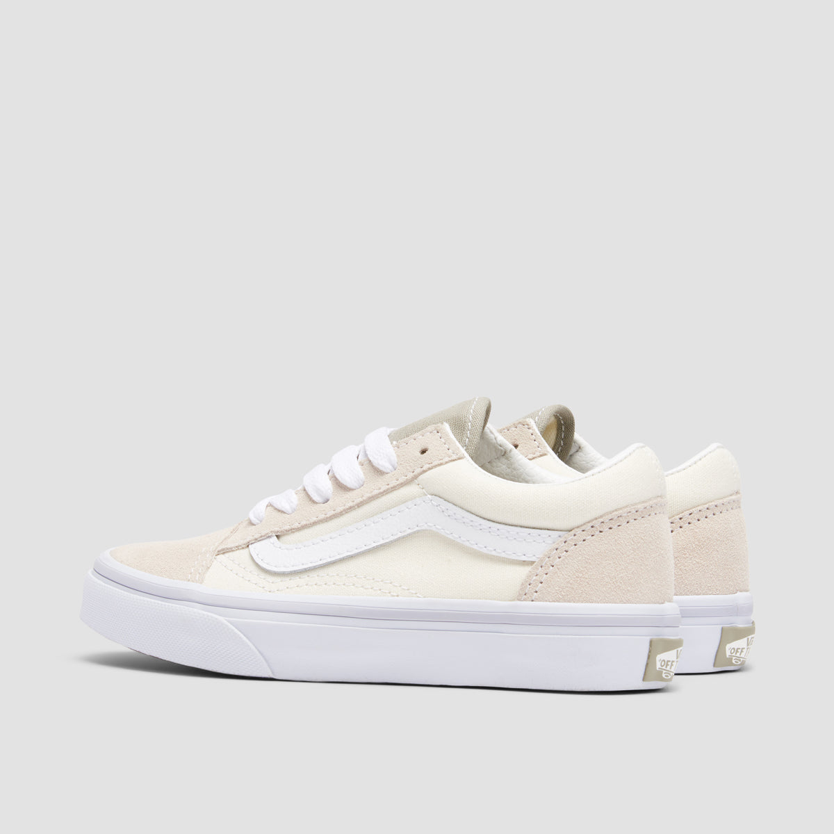 Vans Old Skool Shoes - Natural Block Multi/True White - Kids