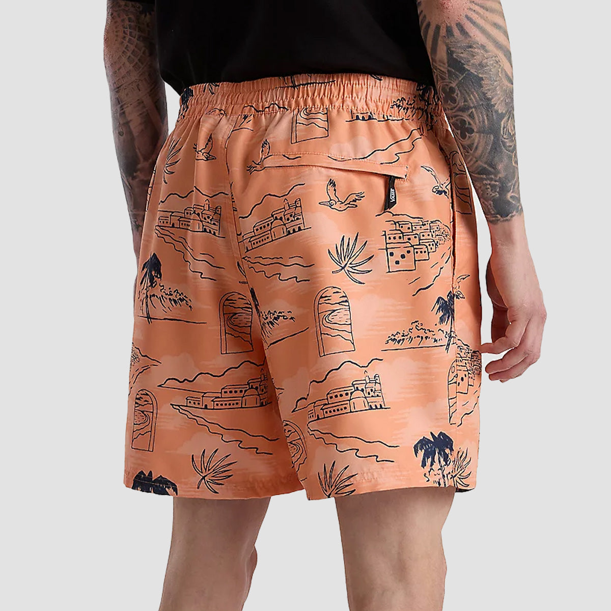 Vans Primary Print 17" Boardshorts Copper Tan