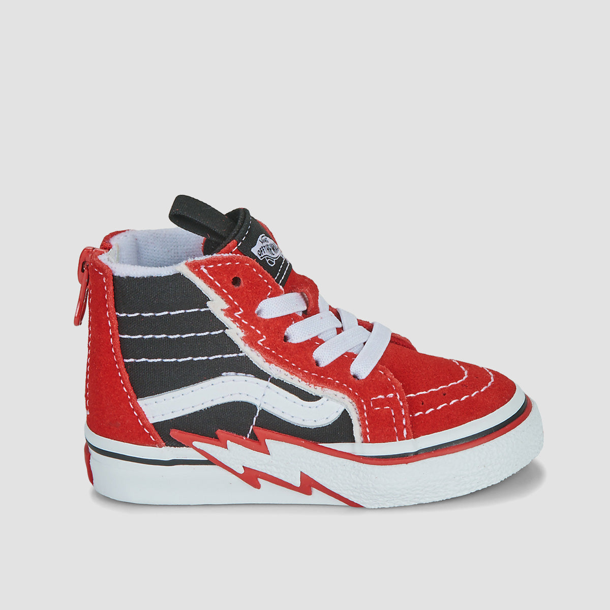 Vans SK8-Hi Top Shoes - Bolt Red/Black - Kids
