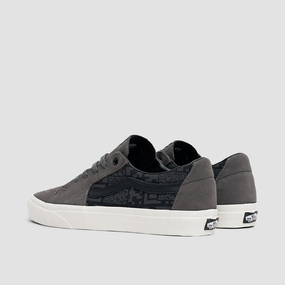 Vans SK8-Low Shoes - QR Checkerboard Black/Reflective