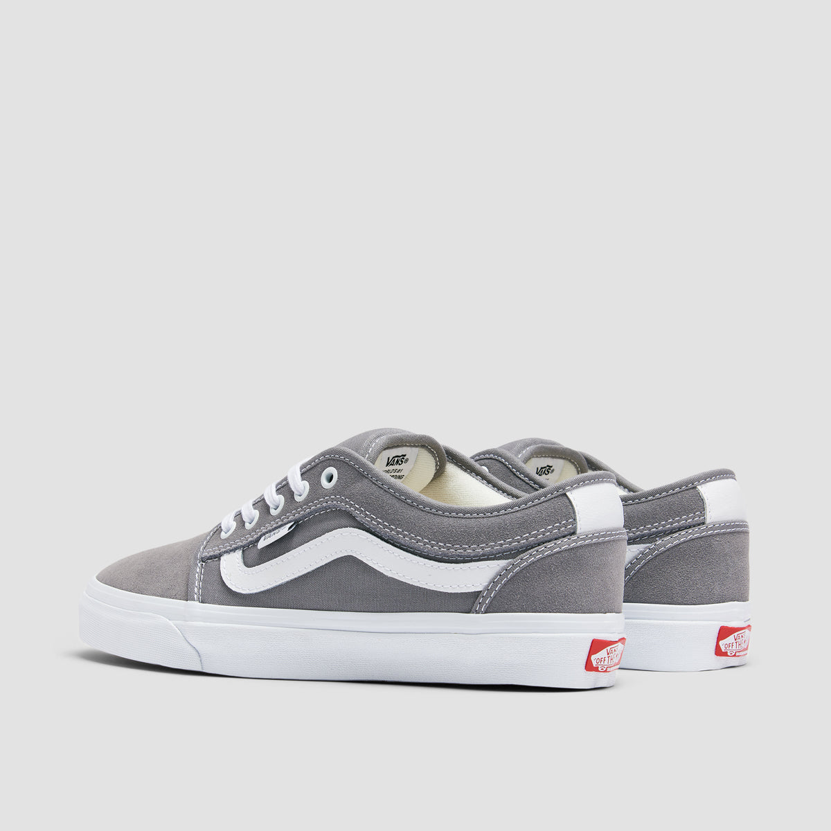 Vans Skate Chukka Low Sidestripe Shoes - Light Grey