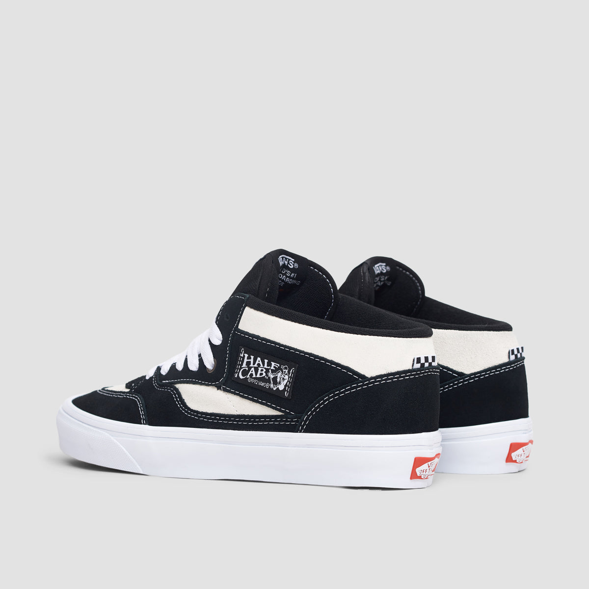 Vans Skate Half Cab 92 Shoes - Black/Marshmallow