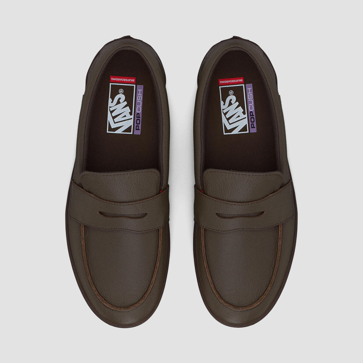 Vans Skate Loafer Slip-On Shoes - Rust Bronze