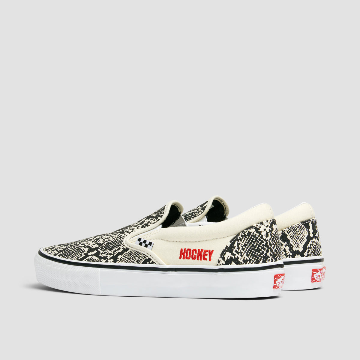 Vans Skate Slip-On Shoes - Hockey Skateboards Snake Skin