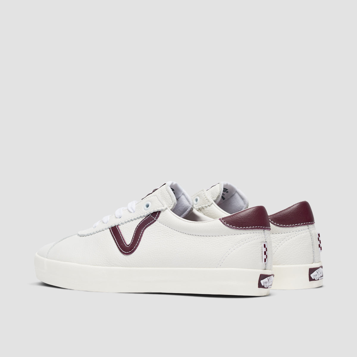 Vans Skate Sport Shoes - Benny Urban Marshmallow/Burgundy