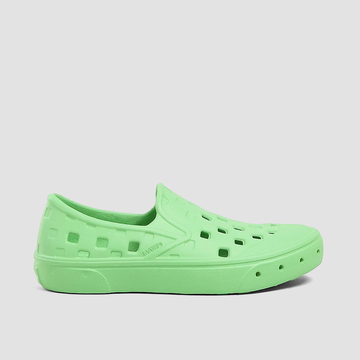 Vans Slip-On TRK Shoes - Summer Brights Poison Green - Kids