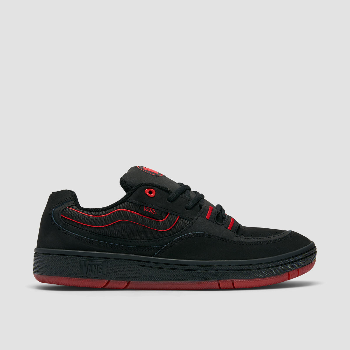 Vans Speed LS Shoes - Pop Black/Red