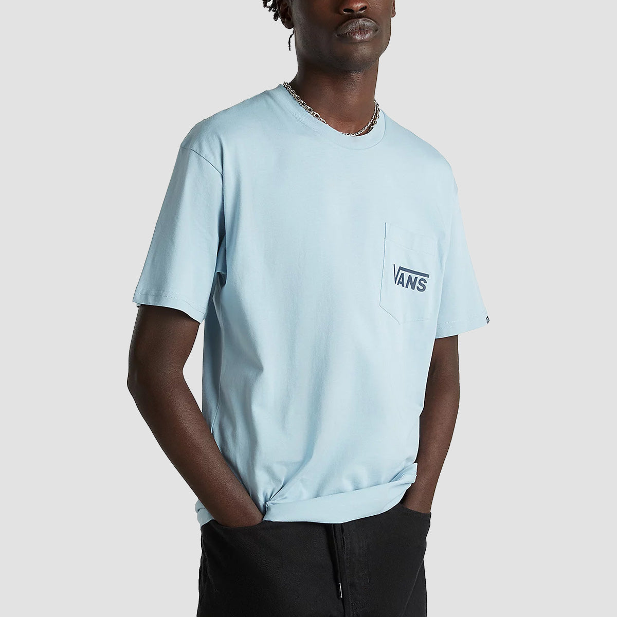 Vans Style 76 Back T-Shirt Dusty Blue/Dress Blues