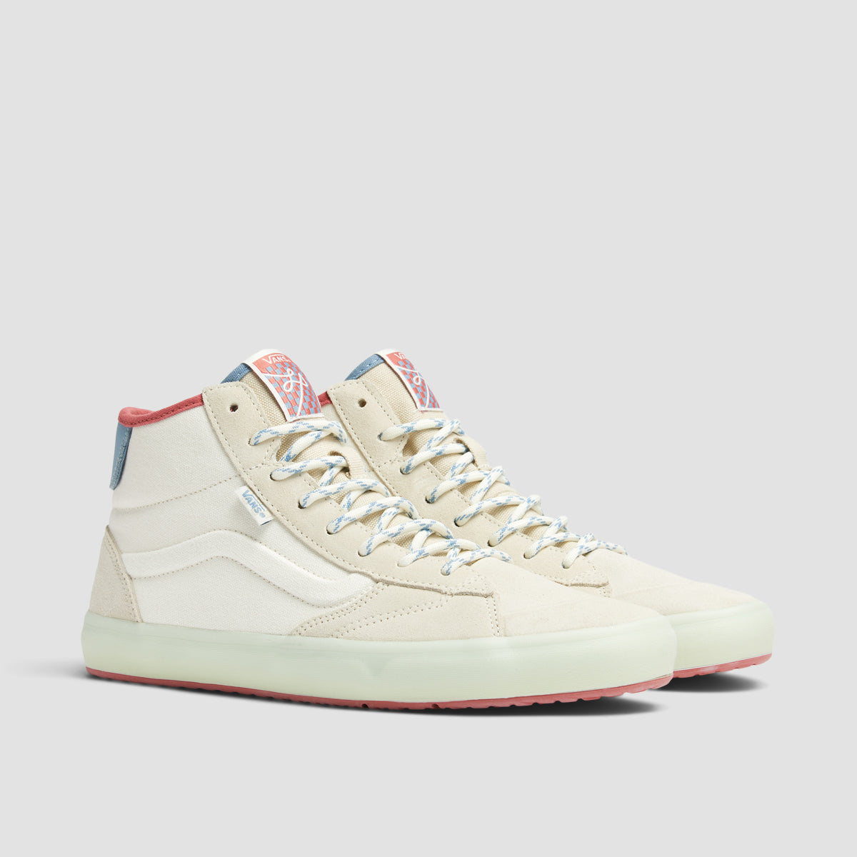 Vans The Lizzie High Top Shoes - Marshmallow/Multi