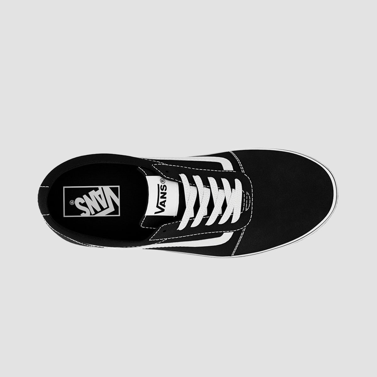 Vans Ward Shoes - Suede/Canvas Black/White