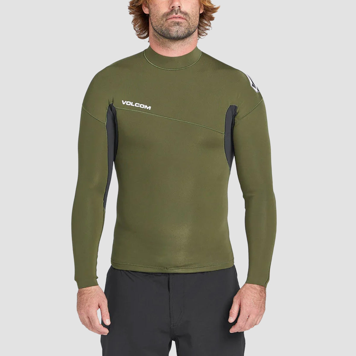 Volcom 1.5mm Pullover Wetsuit Top Military