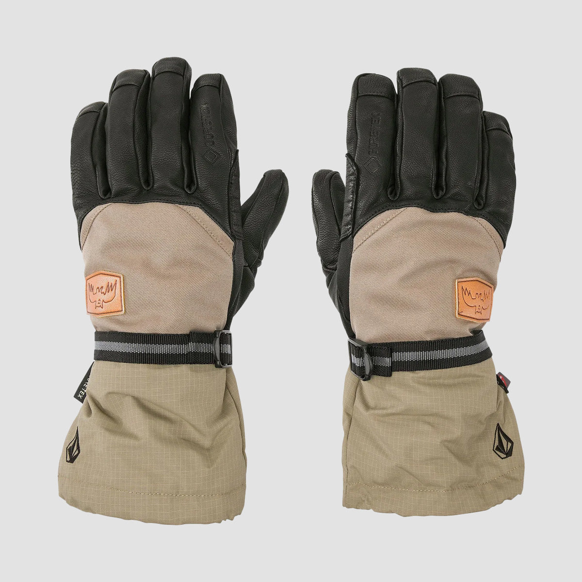 Volcom 91 Gore-Tex Snow Gloves Chestnut Brown