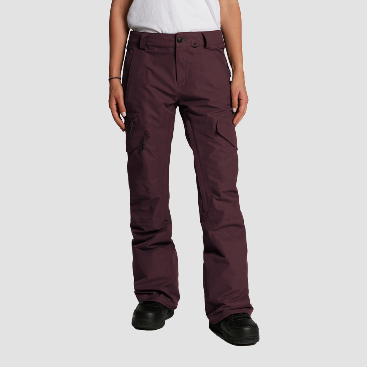 Volcom Aston Gore-Tex Snow Pants Black Red - Womens