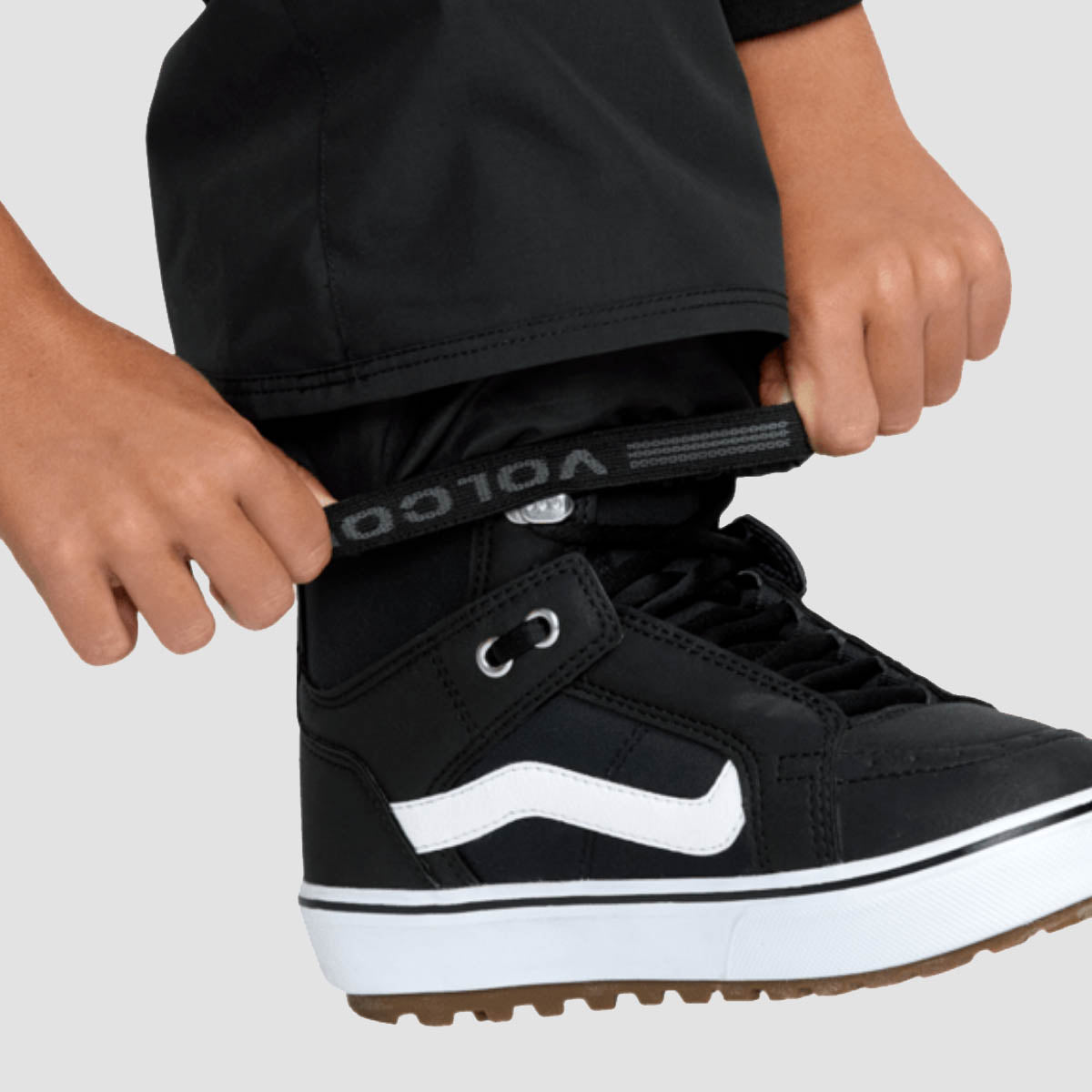 Volcom Barkley Ins 10K Bib Overall Snow Pants Black - Kids