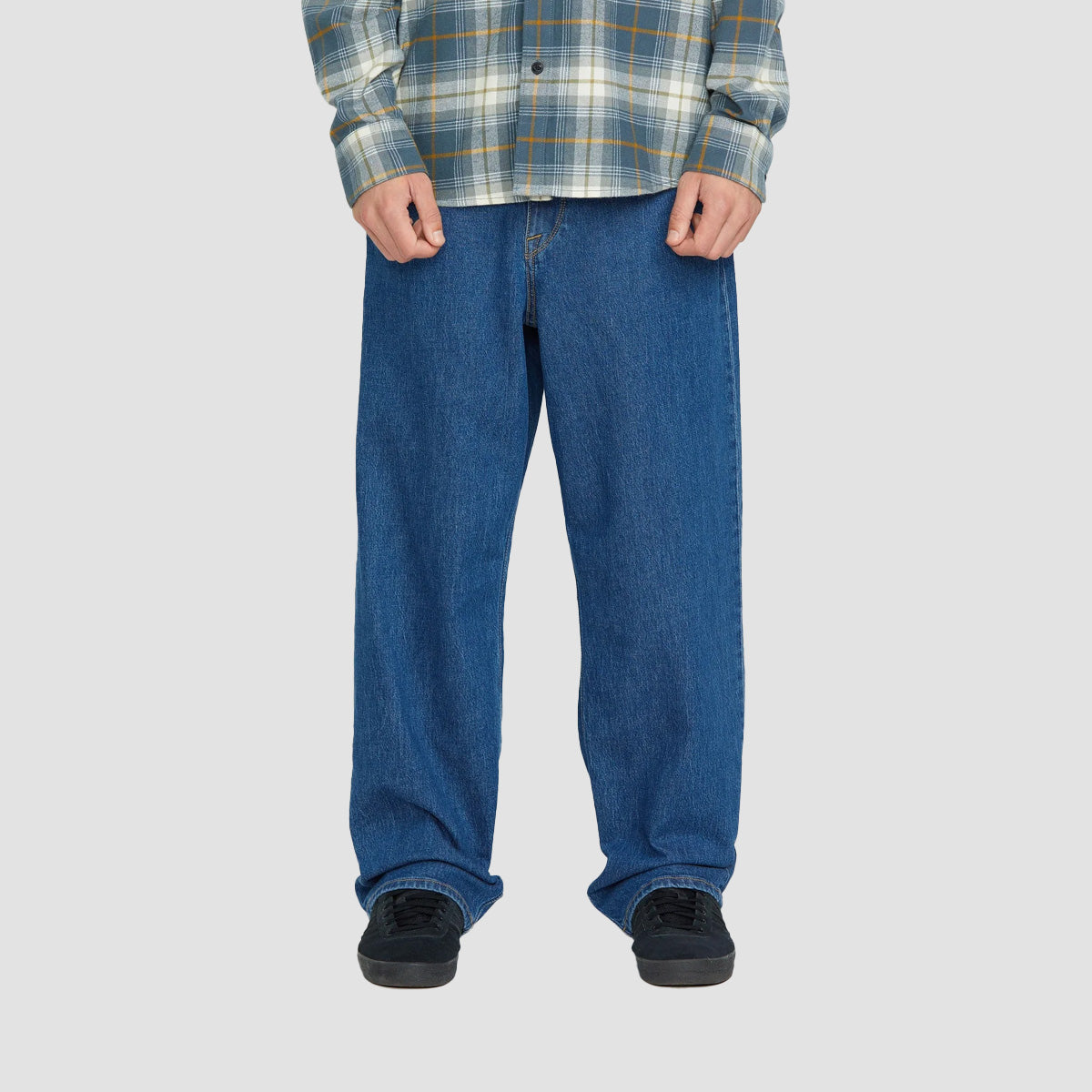 Volcom Billow Loose Fit Jeans Bold Blue