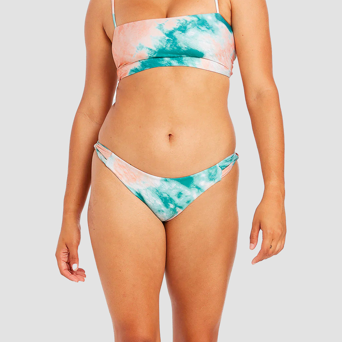 Volcom Blurred Lines Hipster Bikini Bottom Hazey Pink - Womens