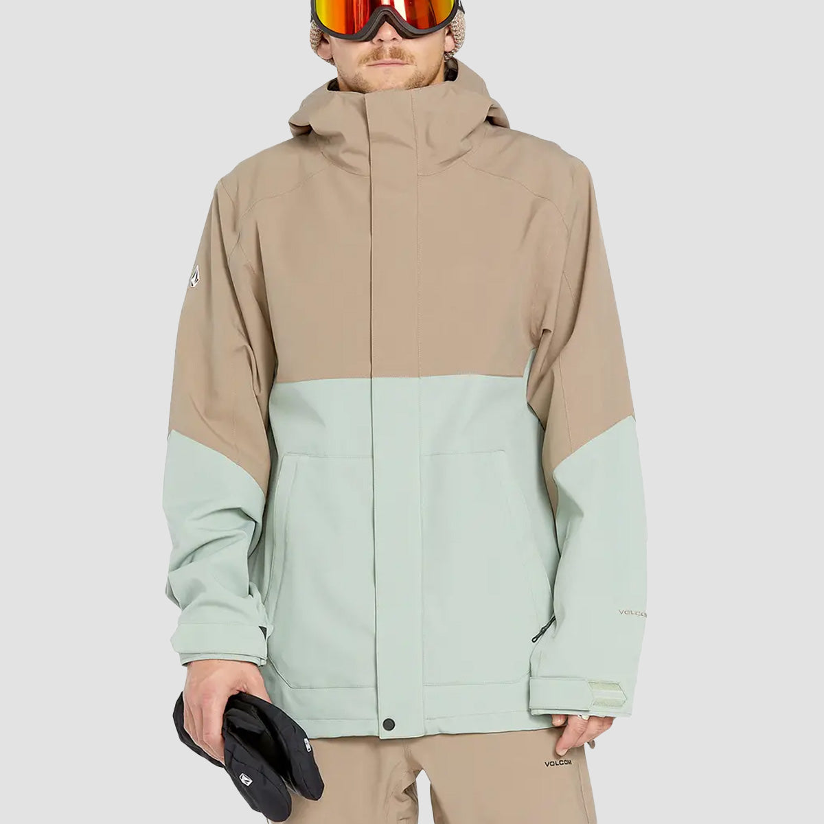 Volcom Brighton 15K Full Zip Snow Jacket Agave