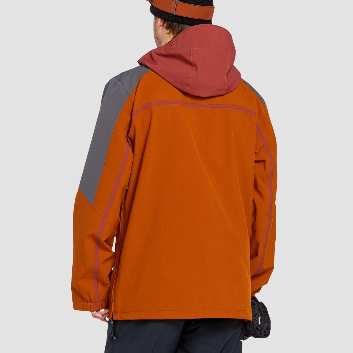 Volcom Brighton 15K Pullover Snow Jacket Caramel