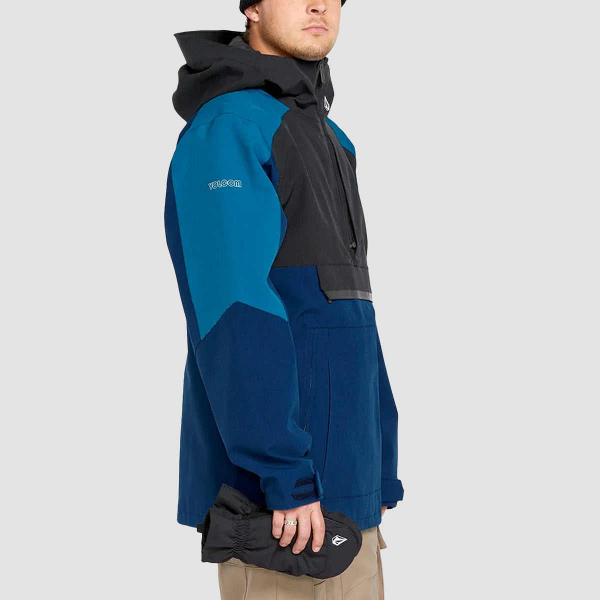 Volcom Brighton 15K Pullover Snow Jacket Navy