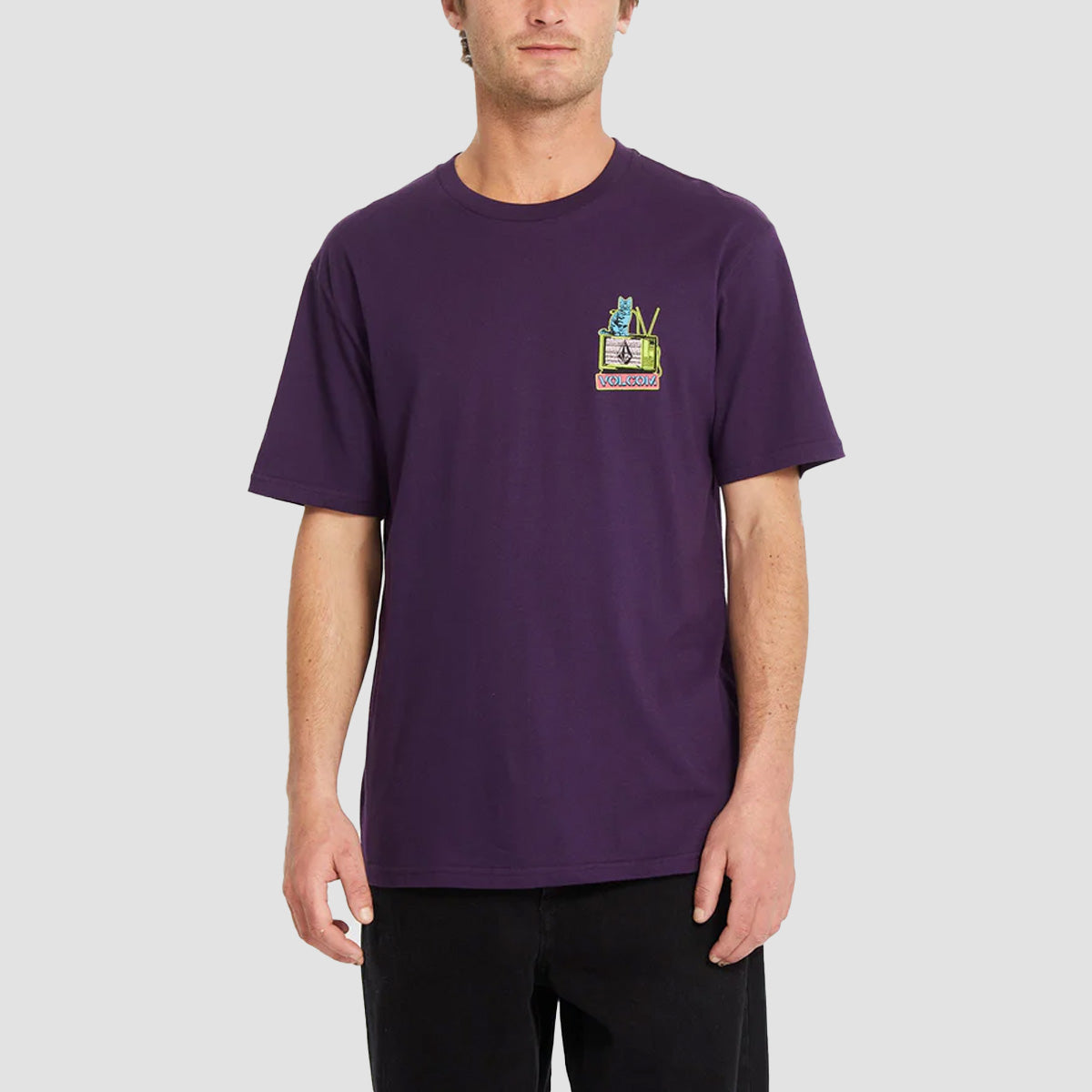 Volcom CatV T-Shirt Grape Royale