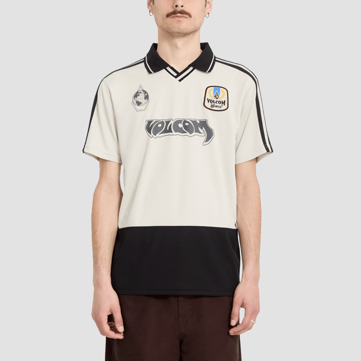 Volcom Copa Crew T-Shirt Stone