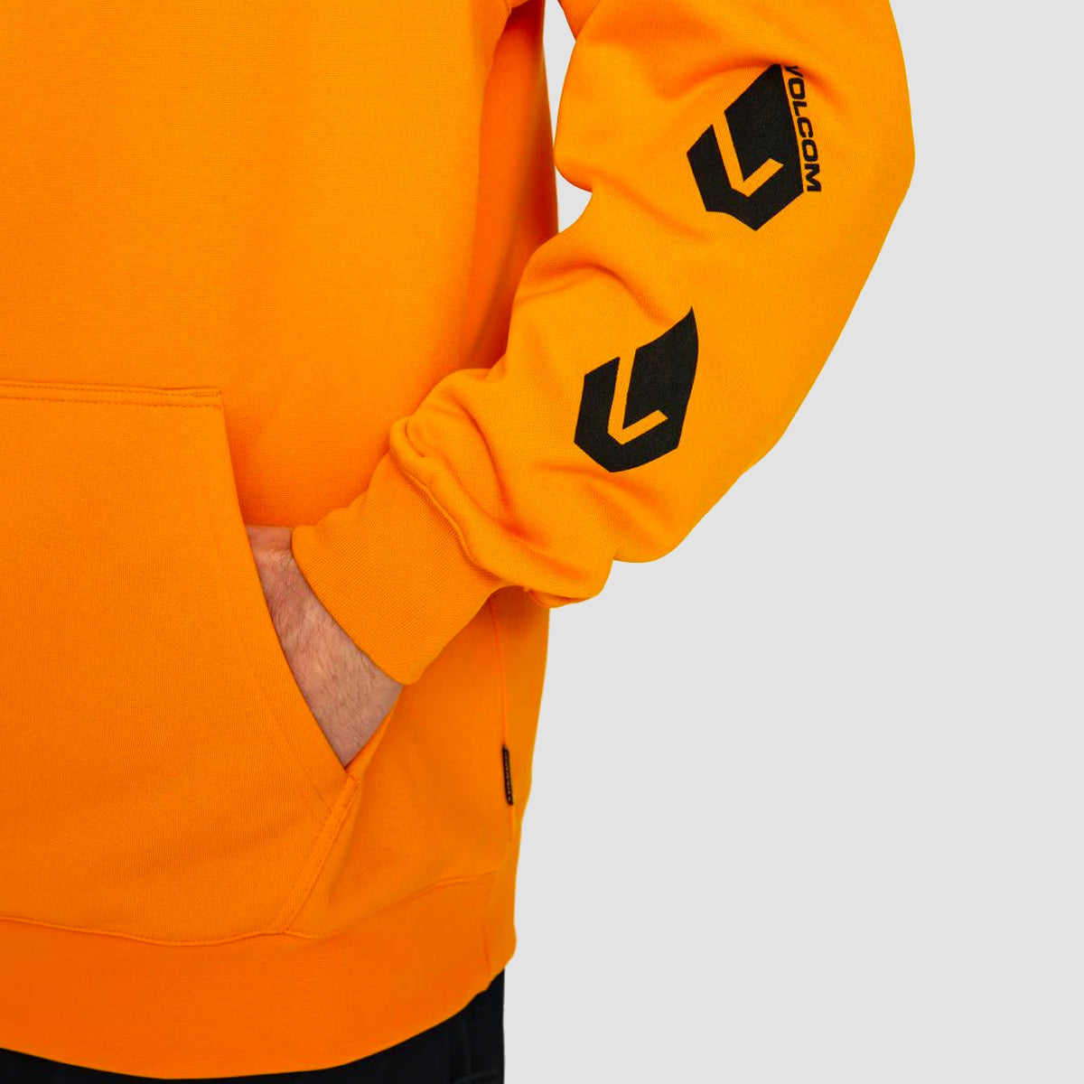 Volcom Core Hydro Pullover Snow Hoodie Gold