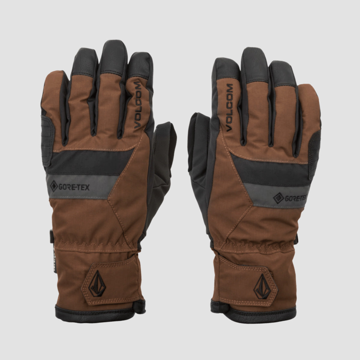 Volcom CP2 Gore-Tex Snow Gloves Brown