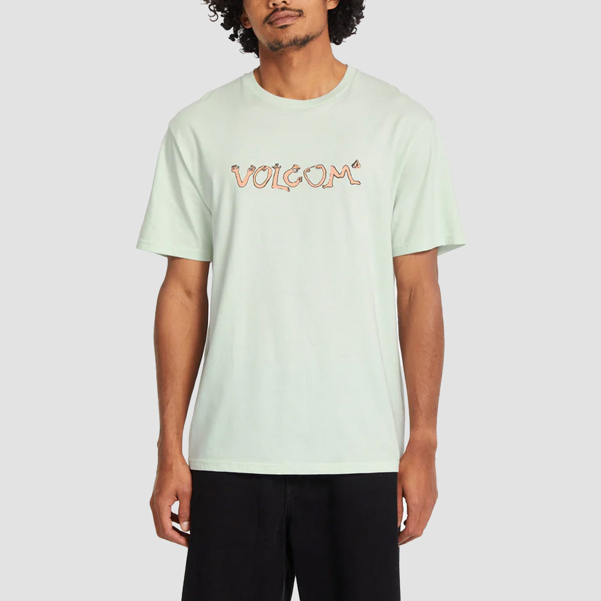 Volcom Crazybal T-Shirt Cloud Blue