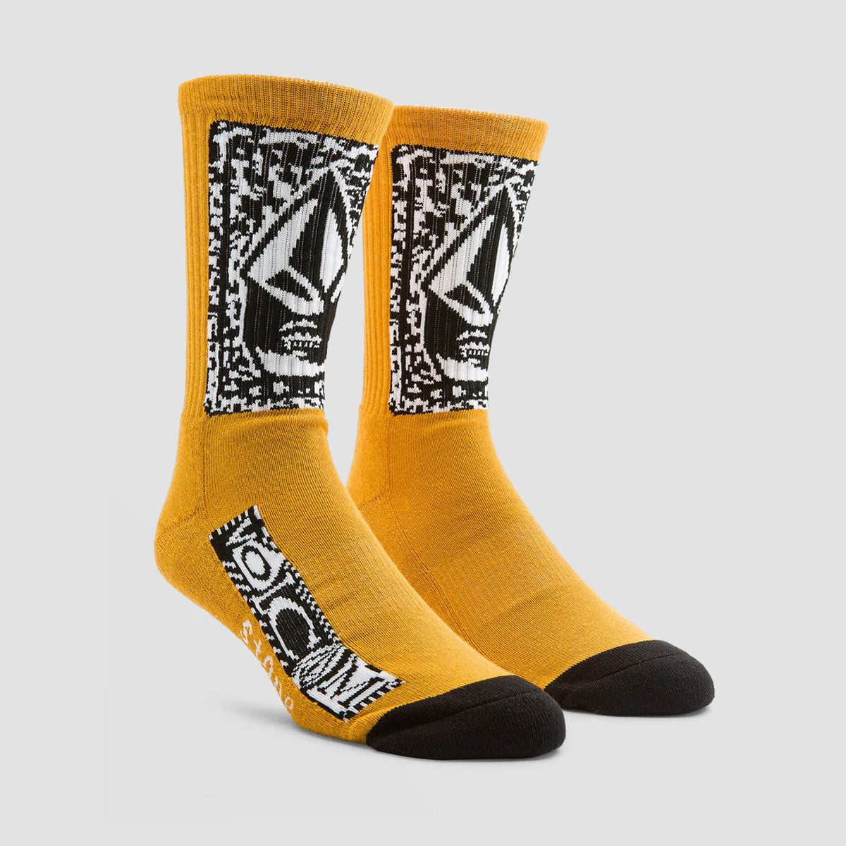 Volcom Dental Socks Old Gold