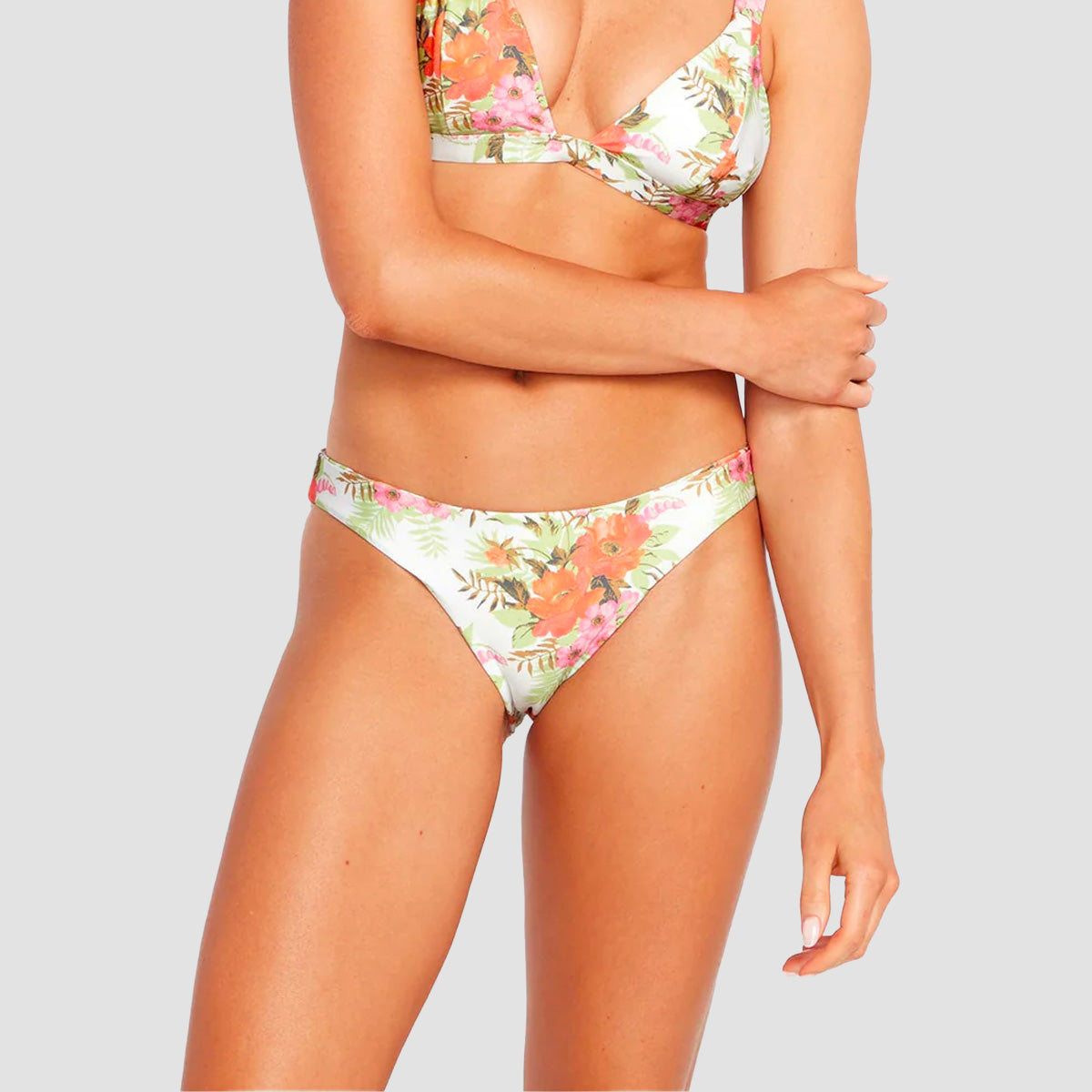 Volcom Desert Blooms Hipster Bikini Bottom White Combo - Womens