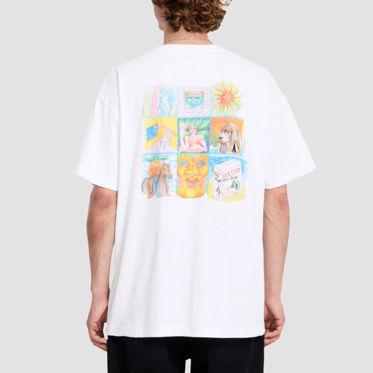 Volcom Double Fantasy LSE T-Shirt White