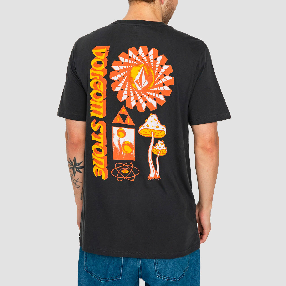Volcom Earth Tripper FTY Molchat T-Shirt Stealth