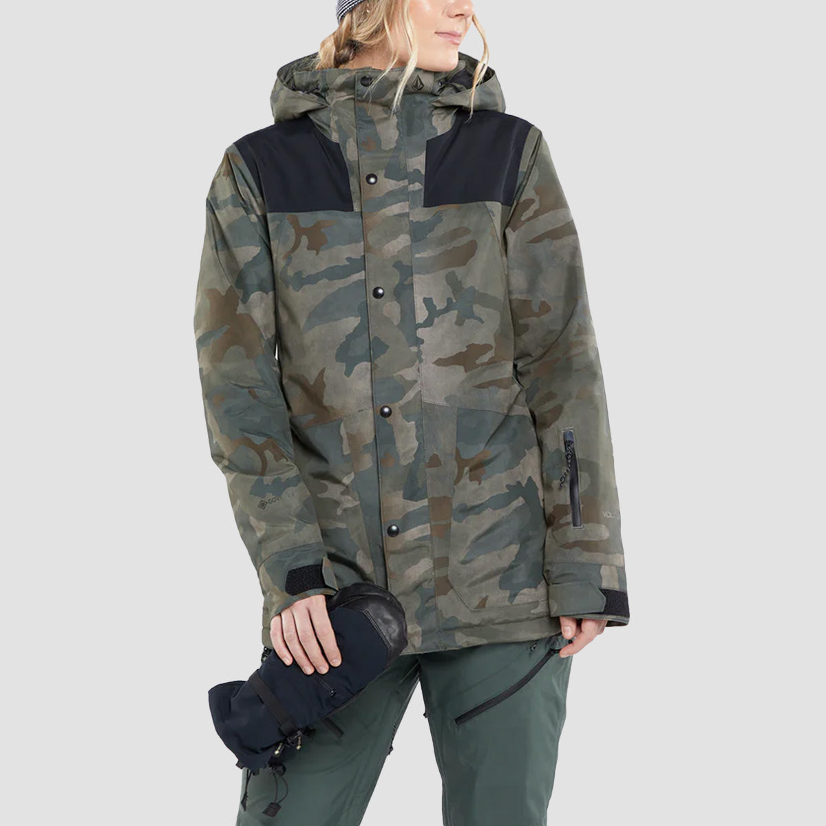 Volcom Ell Ins Gore-Tex Snow Jacket Cloudwash Camo - Womens