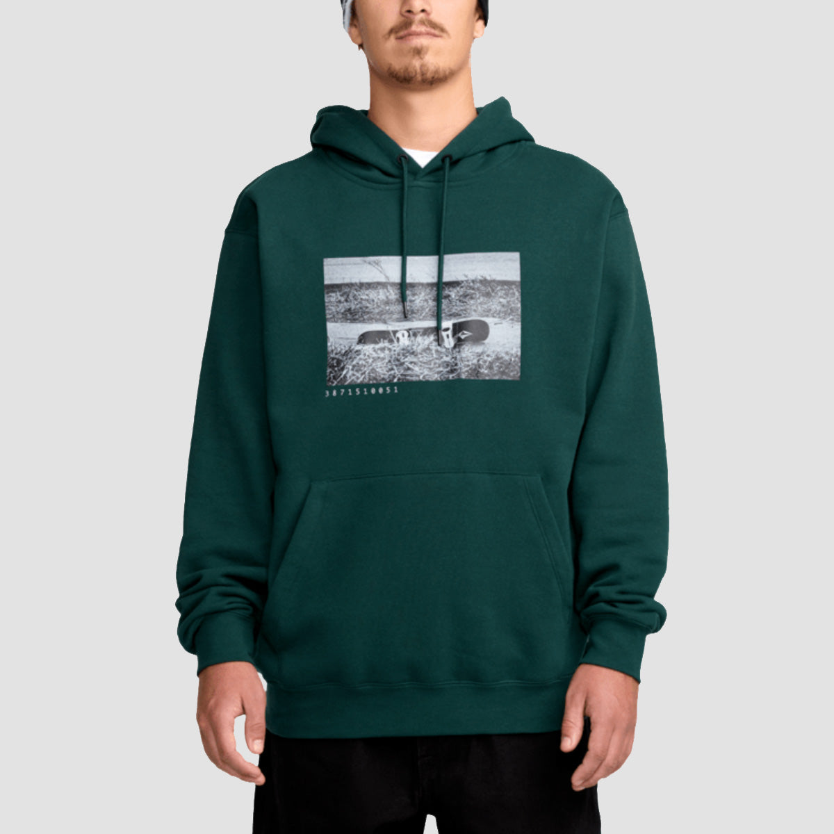 Volcom Essential Pullover Hoodie Black Green