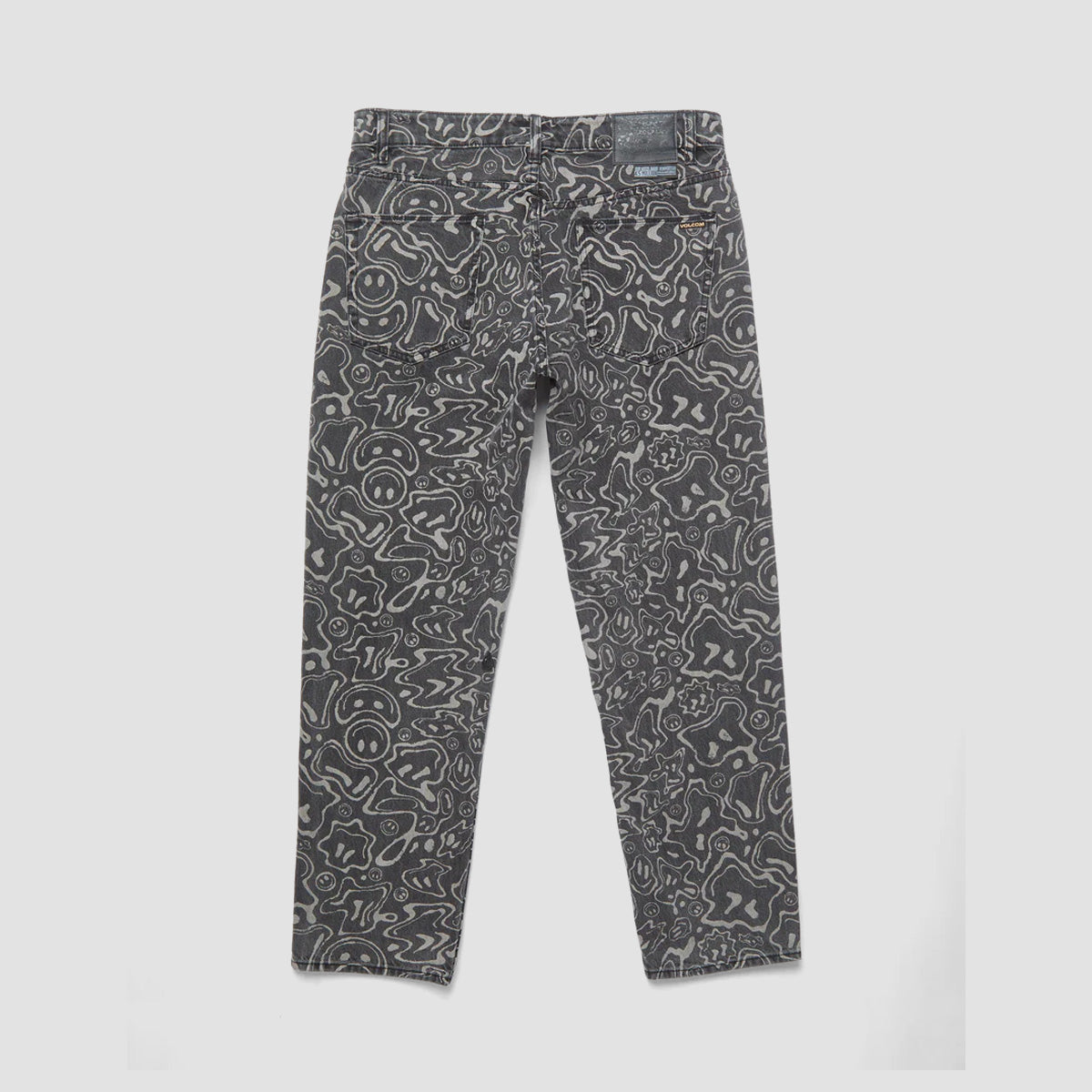 Volcom FA Filip Rygalski Relaxed Fit Jeans Black Print