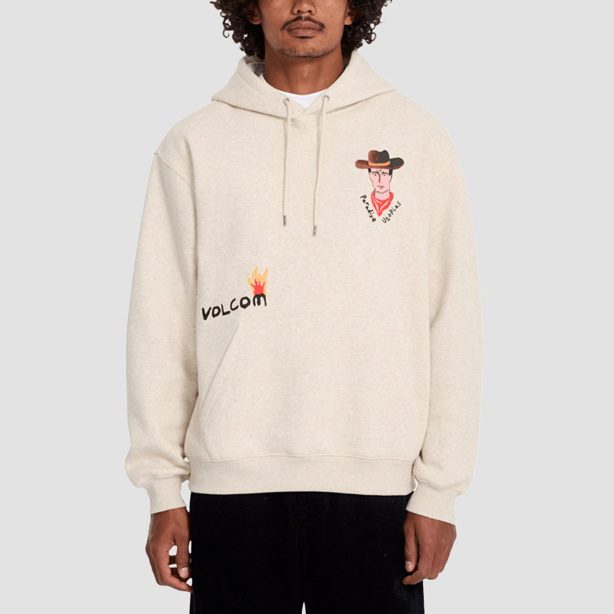 Volcom FA Mickey Mason Pullover Hoodie Dust Heather
