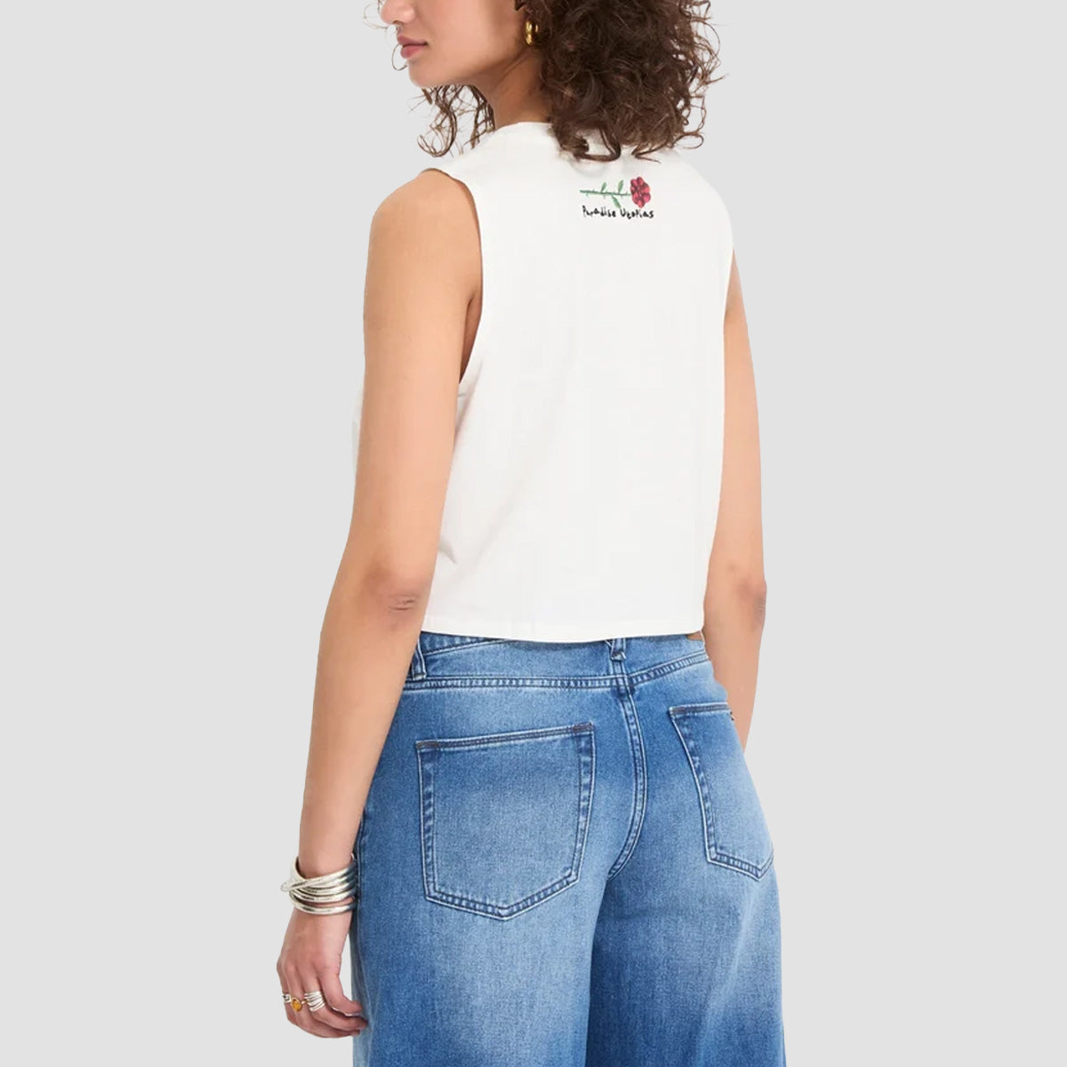 Volcom FA Mickey Mason Tank Vest Off White - Womens