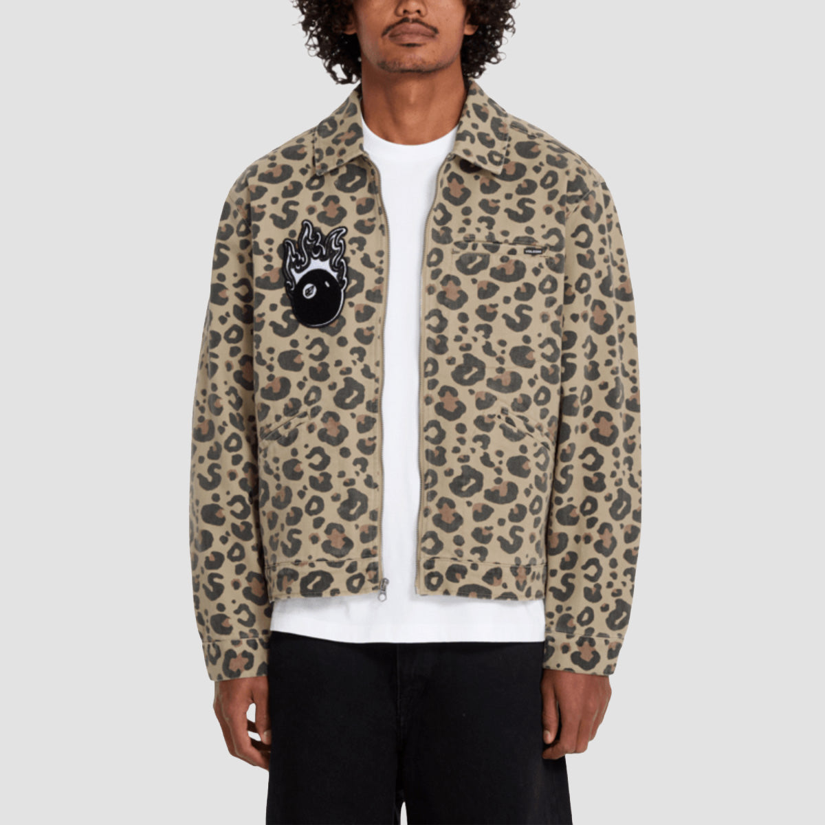 Volcom FA Seth Conboy Denim Jacket Cheetah